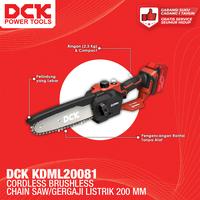Gambar DCK Cordless Brushless Chain Saw / Gergaji Baterai 200mm / Mesin Gergaji Rante / Rantai Gergaji KDML20081 dari DCK Power Tools Indonesia Kota Administrasi Jakarta Barat 4 Tokopedia