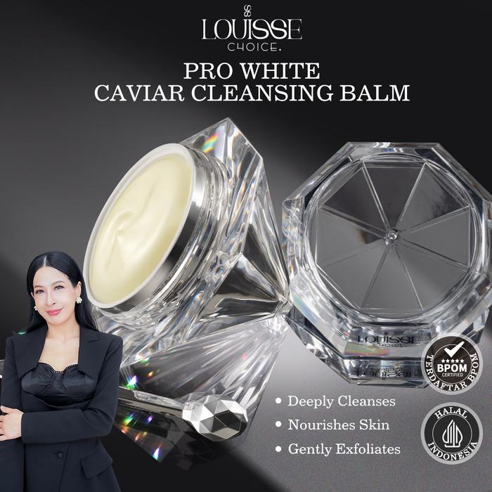 Gambar [VO] LOUISSE CHOICE PRO WHITE CAVIAR CLEANSING BALM BPOM 50g dari Louisse Choice Beauty Kab. Tangerang Tokopedia