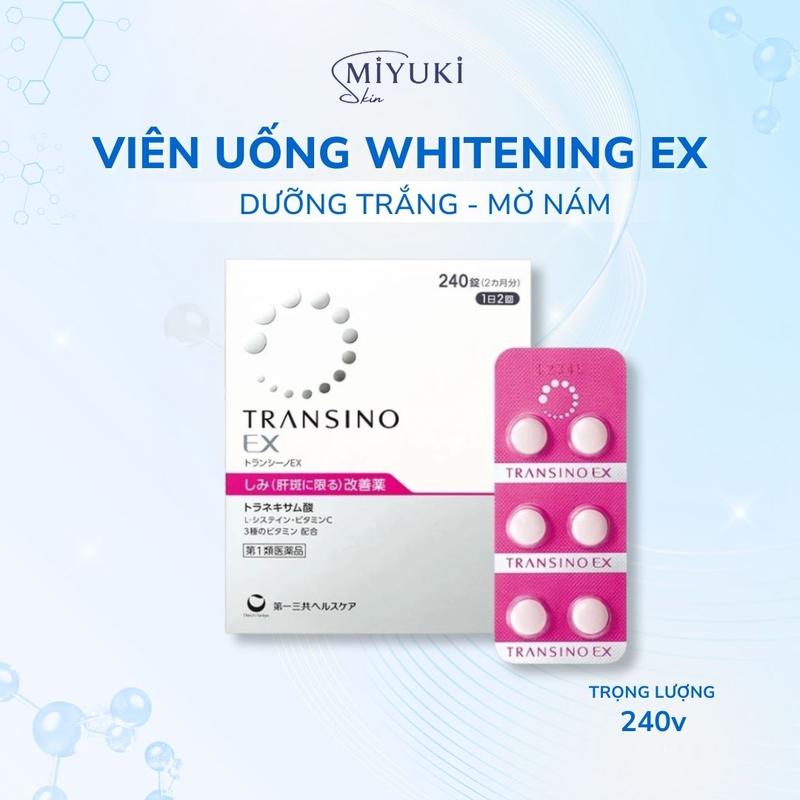  Viên Uống Hỗ Trợ Mờ Nám Sáng Da Transino EX Nhật Bản 240 viên | MIYUKI SKIN 