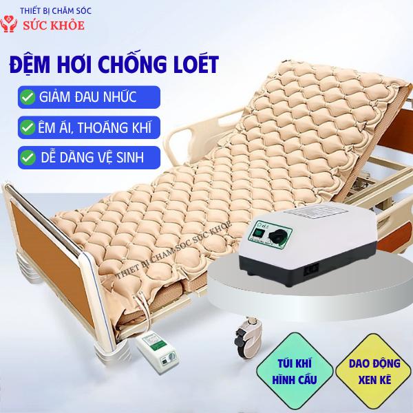 Nệm Hơi Chống Loét Cho Người Già, Người Nằm Liệt Giường – Giảm Đau, Chống Loét…