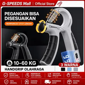 GS Handgrip Tangan Penghitungan Otomatis Alat Olahraga Tangan Adjustable 5-60Kg