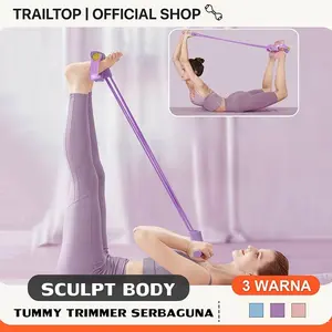 Premium Trailtop Tummy Trimer Fitnes Alat Olahraga Pengecil Perut Tummy Trimmer Di Rumah 6 Tali