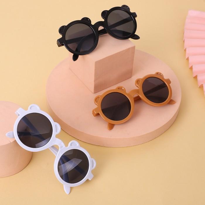 H㊛NW KACAMATA ANAK NEW TREND/FASHION ANAK TERBARU TELINGA BERUANG KACAMATA U♫GQ 0
