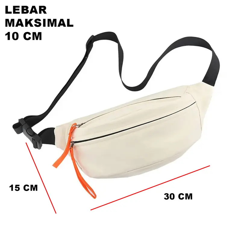 Tas Selempang Tas Bahu Pria Wanita Korean Stylis SlingBag WaistBag Unisex Terabru-LW-3 Pinggang Cowok 6