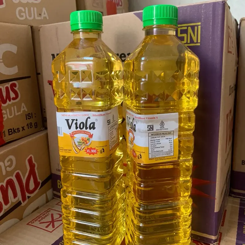 2 botol minyak goreng viola vl900 1