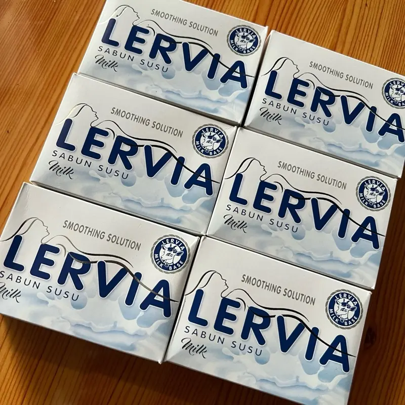 Sabun Mandi Lervia Milk Random 10 Pcs 90gr 3