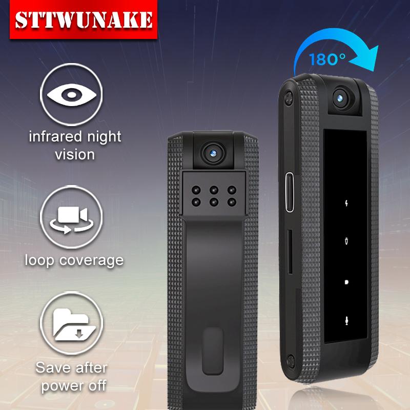 Kamera Badan Mini, TSTWUNAKE, 1080P HD DV, Kamera Badan Profesional ...