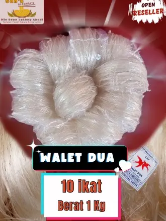 Mie Soun Bihun Walet Dua 10 Ikat Berat 1 Kg Asli - Noodles, Food