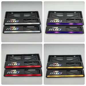 Dudukan Plat Nomor Motor List Nyala Plus Stiker Hologram Yamaha Mio Universal - Cover Plat Nomor Motor