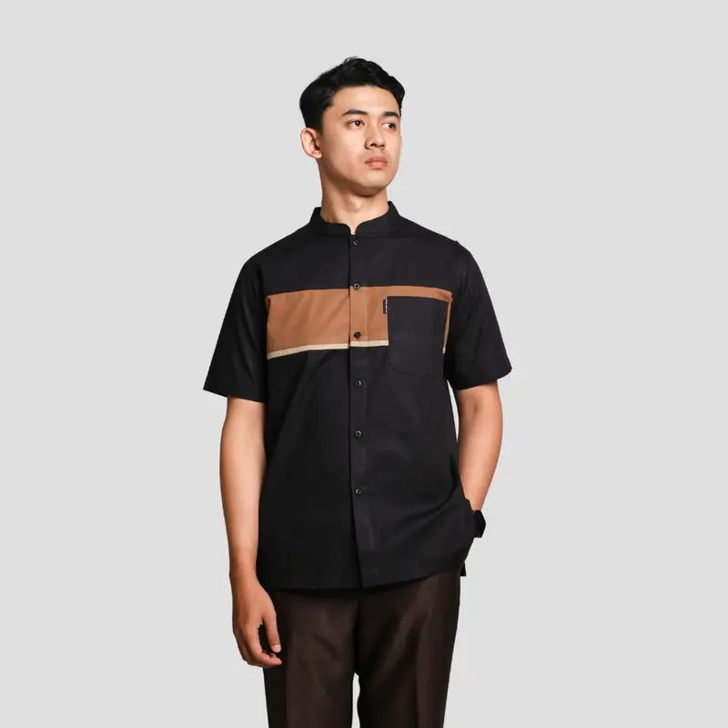 Bayezid - Koko Kurta Pria Lengan Pendek Khasyaf Series 4