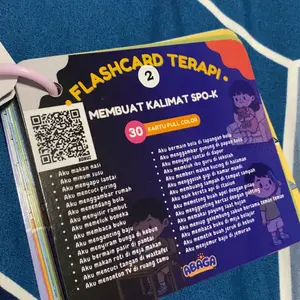 Membuat Kalimat Sederhana SPOK - Flashcard Terapi Kartu Wicara Speech Delay Autis ABK