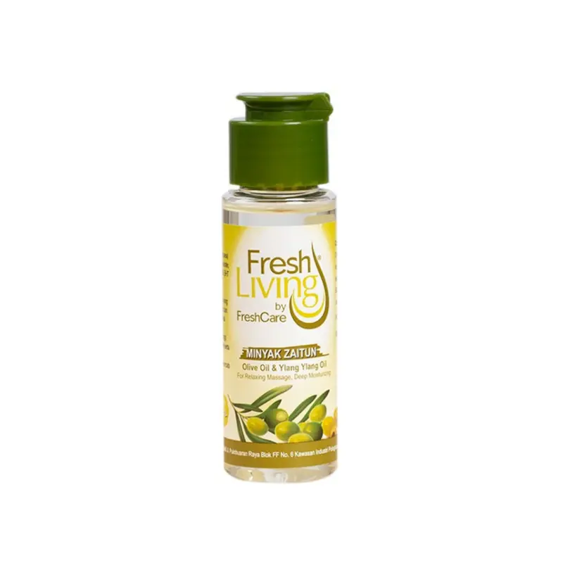 FreshLiving MInyak Zaitun 50ml Melembabkan Kulit & Cocok untuk Pijat Bunga Kering 1
