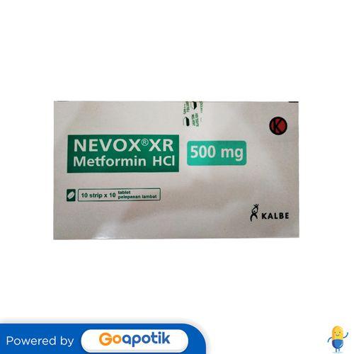 NEVOX XR 500 MG BOX 100 TABLET