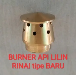 Burner Rinnai Api Lilin Type 602 dan 712 - Bahan Kuningan