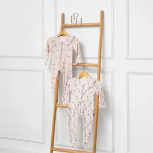 Little Palmerhaus Tencel Baby Girl Sleepsuit /Jumper Bayi Perempuan