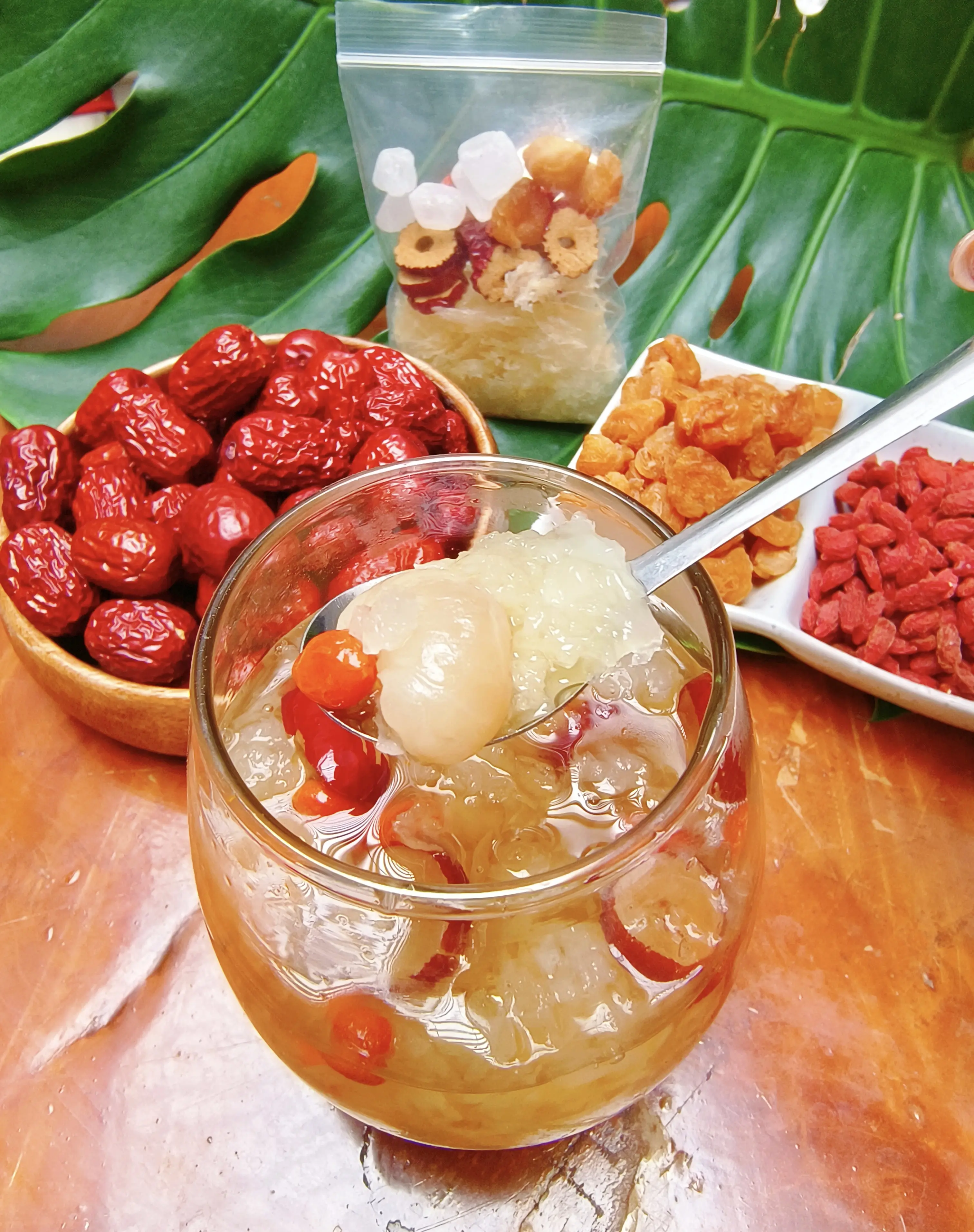 Bliss Tea Snow Fungus drinks ( 4 paket)-Halal