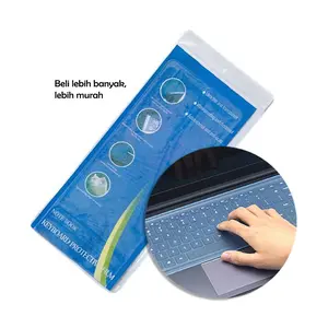 Pelindung Keyboard Silikon 14 Inch Laptop Anti Air Universal Keyboard Cover Silicone Waterproof Komputer PC Computer