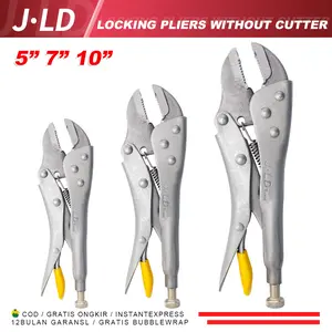 JLD Tang Buaya Locking Grip Pliers 5”7”10” Tang Buaya Bengkok Vise Grip Locking Plier Tang Jepit Gigi Bengkok  original