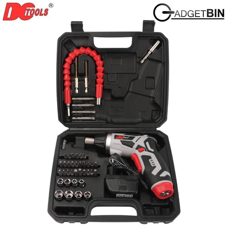 DCTOOLS 46 Pcs in 1 S033 Transformable Cordless Electric Screwdriver ...