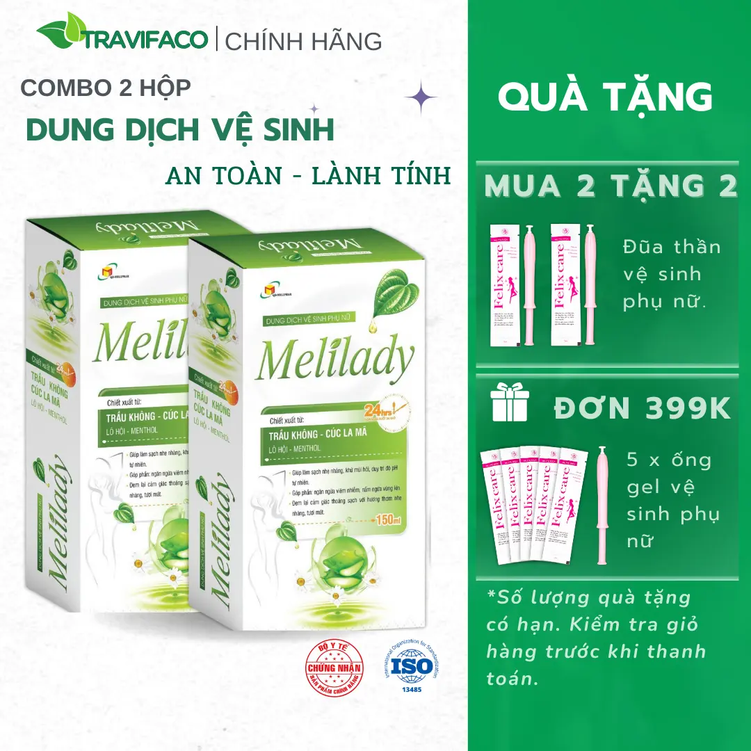[2 TẶNG 2] Combo 2 Hộp Dung Dịch Vệ Sinh Thảo Dược 150ml