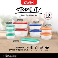 Gambar PYREX Simply Store Glass Food Storage 10pcs - Kotak Makan Kaca Kedap Udara Microwave Safe BPA Free dari Homeland Store Kota Administrasi Jakarta Pusat 2 Tokopedia