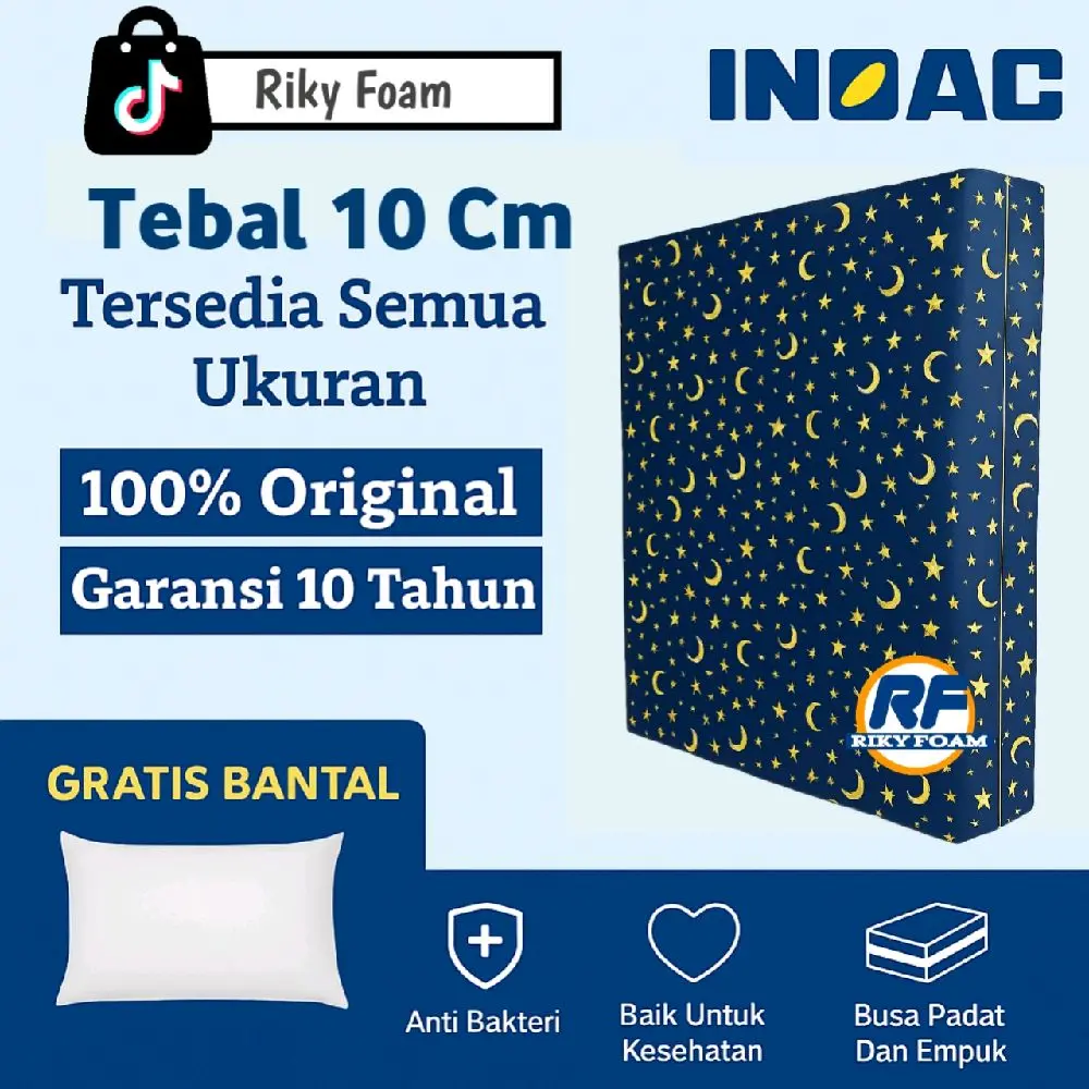 KASUR BUSA INOAC TEBAL 10 CM GARANSI 10 TAHUN