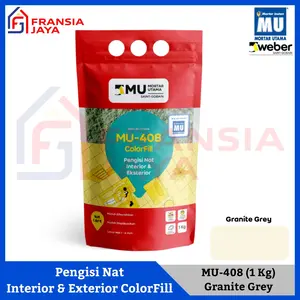MU 408 ColorFill 1 Kg Granite Grey Semen Pengisi Nat Tile Grout Bangunan Black