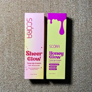 [Ready Stock] SCORA Sheer Glow Honey Glow Tone Up Cream 30 Gr | Tone Up Wajah Glowing