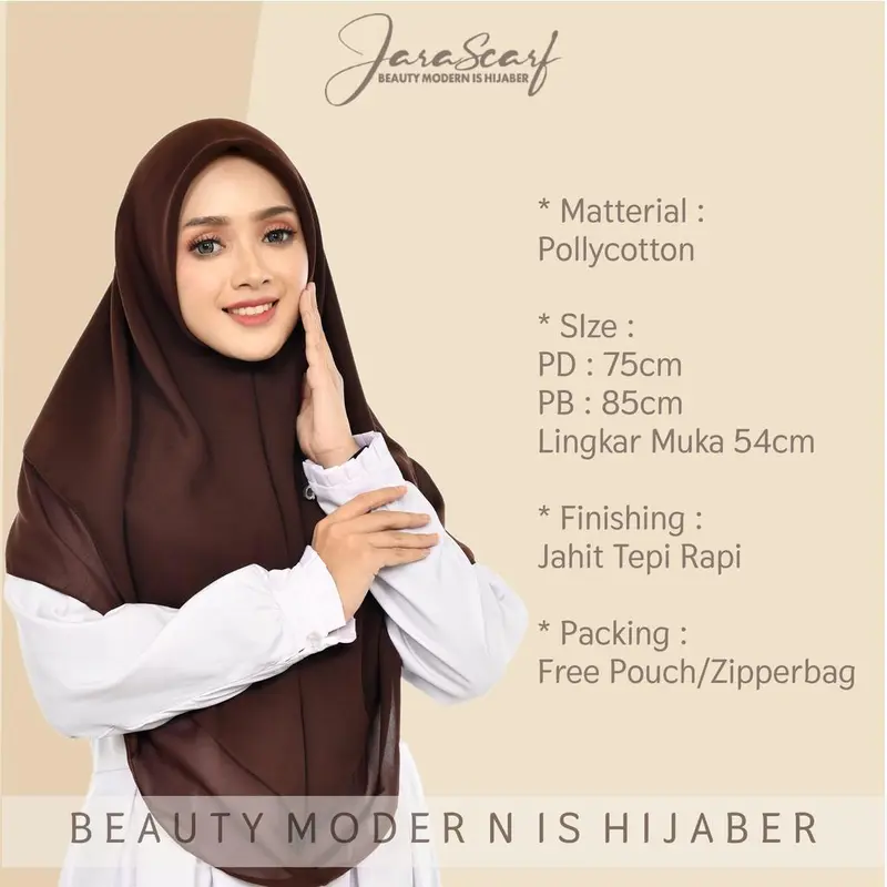 Khimar Bella Square 2 Layer  Premium umi hijab umi hijab 1