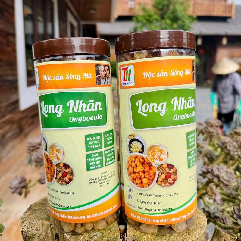  Long nhãn Sông Mã được sấy khô từ 100% nhãn chính hiệu sông mã đảm bảo AN TOÀN - NGON - NGỌT - THƠM Snack 