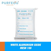 Gambar PURFEQU - White Aluminium Oxide Mesh 100 Pasir Sandblasting (25KG) dari Purfequ Official Kab. Sukoharjo 1 Tokopedia