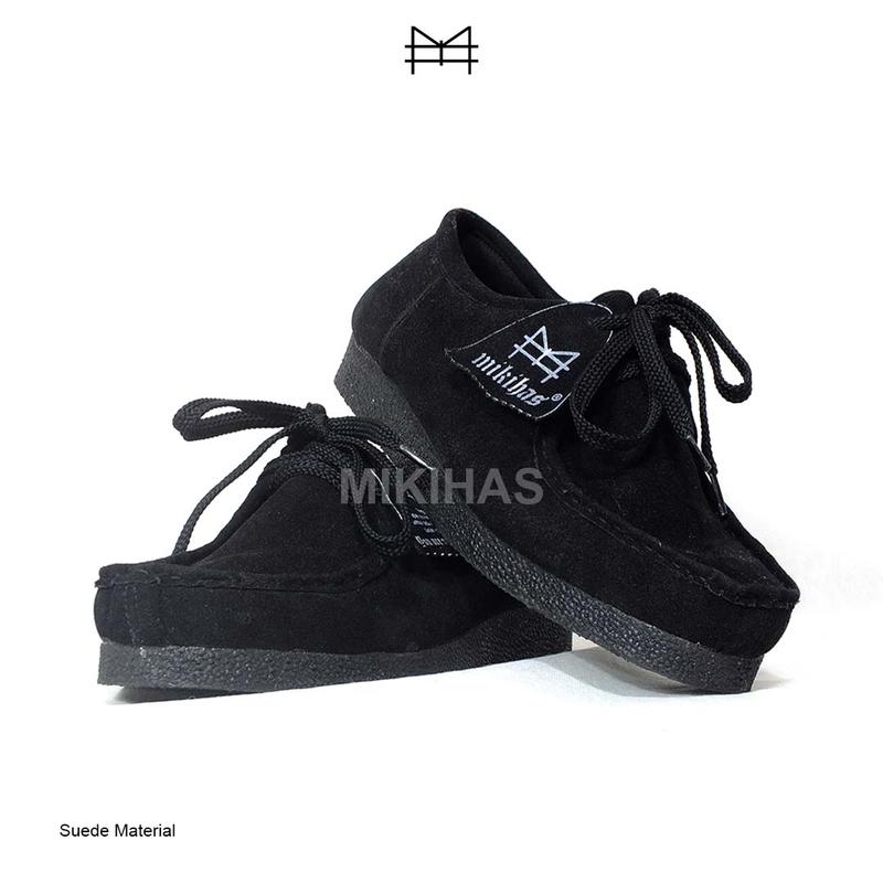 Sepatu Pria Kasual Mikihas Rhetops Sneakers Kulit Suede Ringan Chungky - Shoes, Casual boots suede sol Karet Rubber Ringan combat boots 0