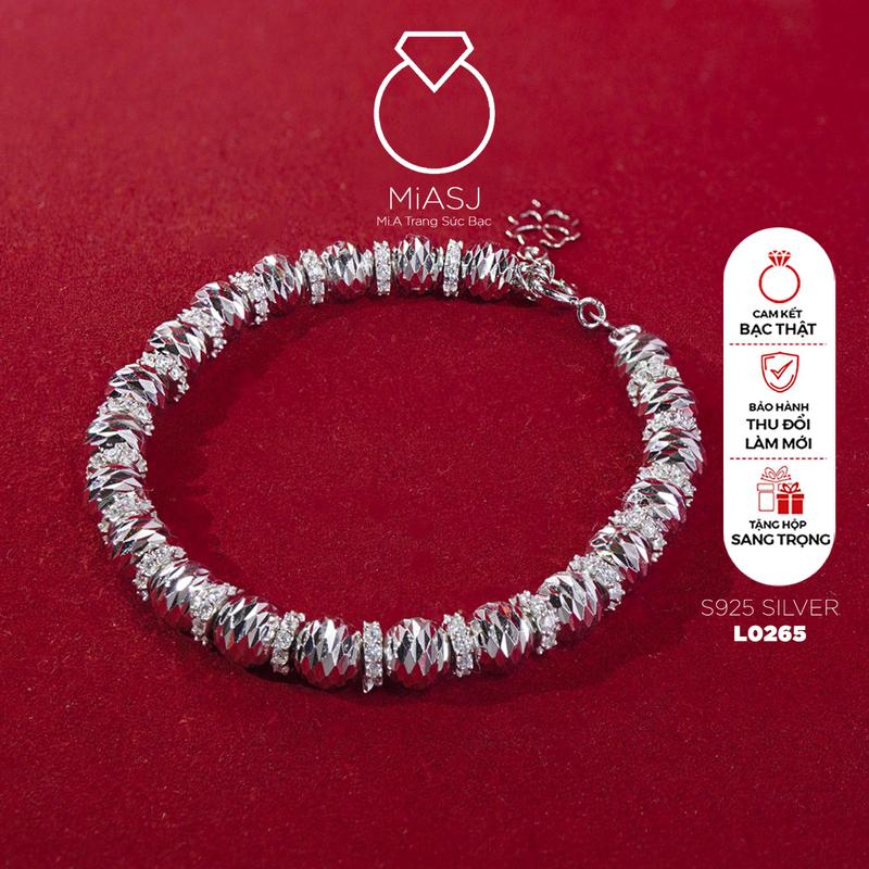 LB0265 - Lắc tay bi nữ bạc Ý S925 cao cấp | MiASJ Mi.A Trang sức bạc
