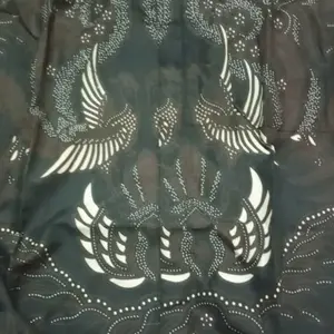Kemeja Batik Pria Hem Mewah Motif Panjang Hitam Seragam Modern 2024 Baju Katun Lengan Pendek Slimfit Dewasa - Formal Casual Pekalongan