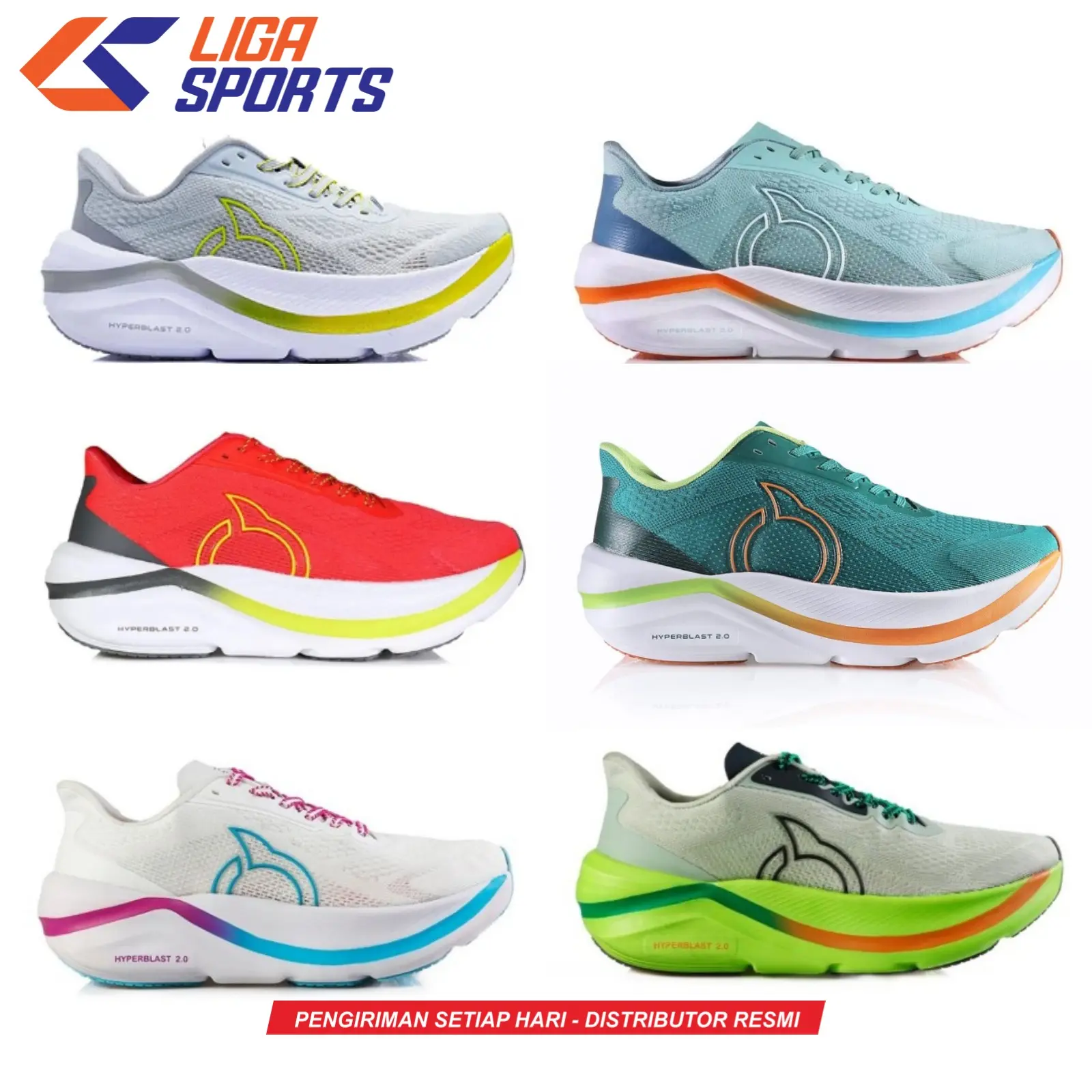 SEPATU RUNNING LARI ORTUSEIGHT HYPERBLAST 2.0 ORIGINAL Outdoor