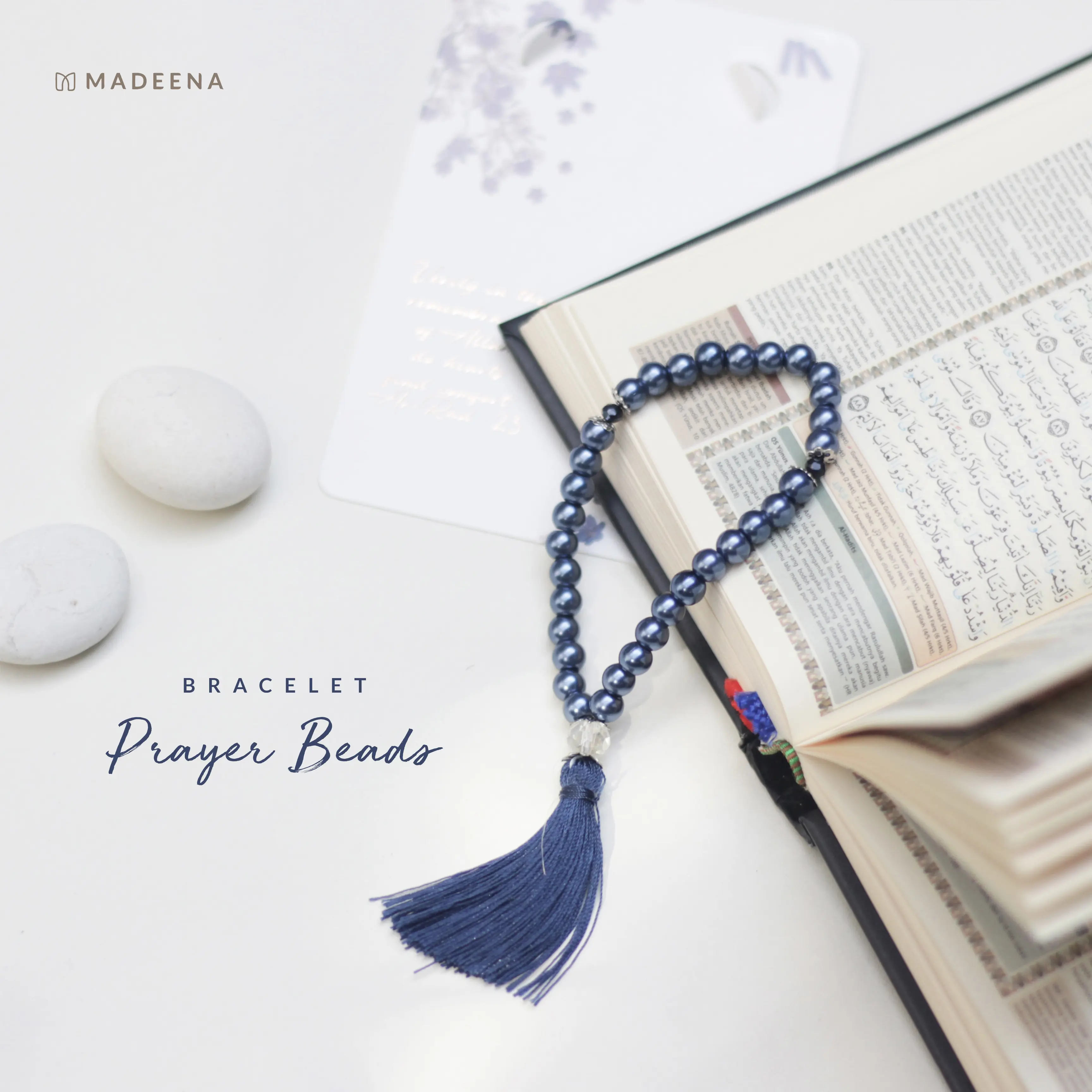Madina Quran - Gelang Tasbih Mutiara Wanita Muslim