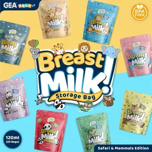 TERMURAH Kantong Asi dengan SENSOR PANAS Gea Baby 120ml 200ml 250ml