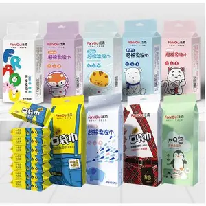 Tisu Basah Anak Motif Lucu Kemasan Mini Warna Lengkap Soft Wipes