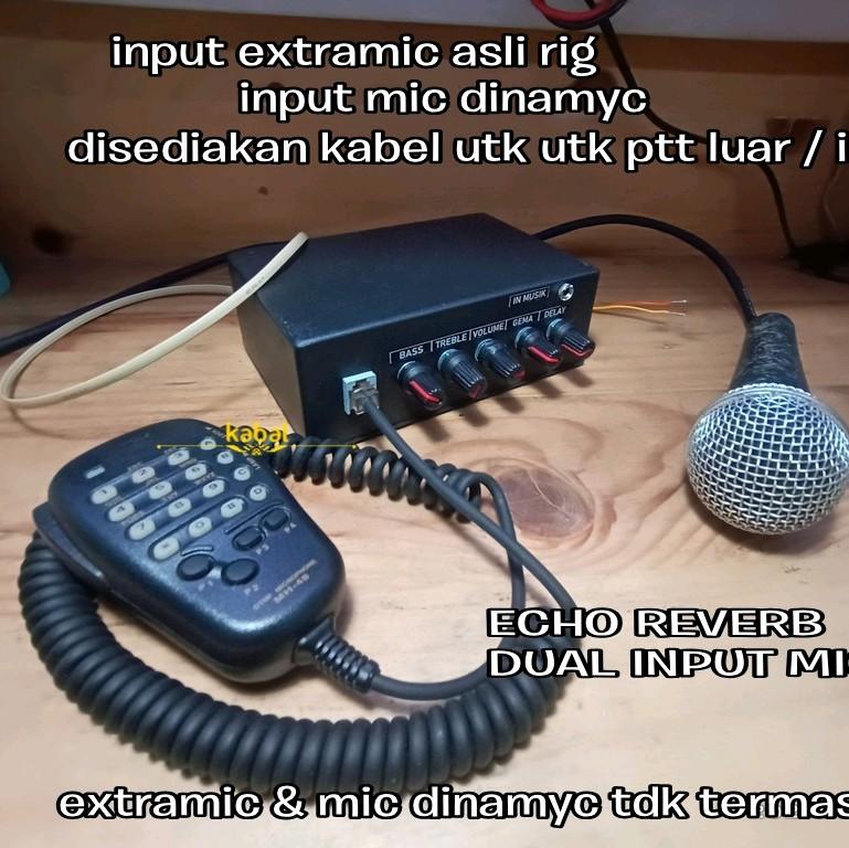 ECHO REVERB DUAL INPUT MIC RADIO RIG PILIH DI VARIAN - Shop | Tokopedia