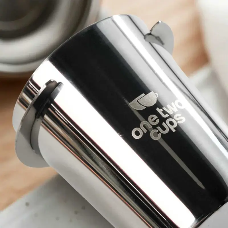 One Two Cups Dosing Cup Portafilter Espresso Machine Stainless 58mm - YXA046 6