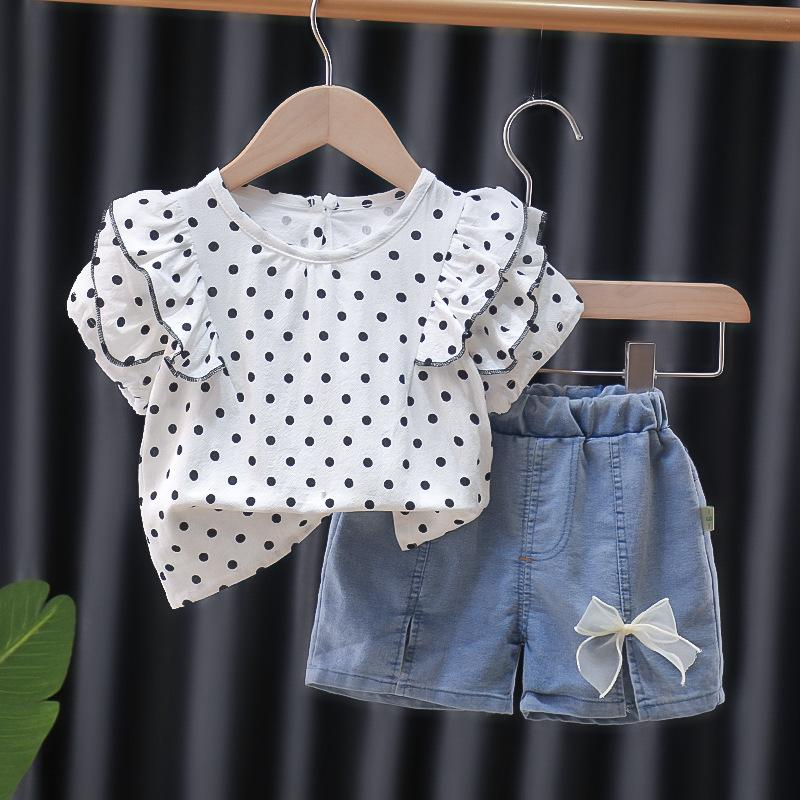 Product Introduction of Girl clothing sets cotton fashion outfit suit  clothes set  lovely fashion 16