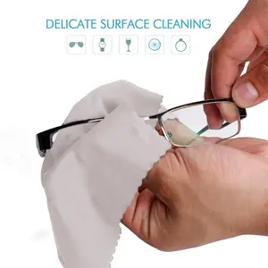 Kain Lap Kacamata Microfiber Pembersih Lensa Serbaguna 15cm - K45 - Gray