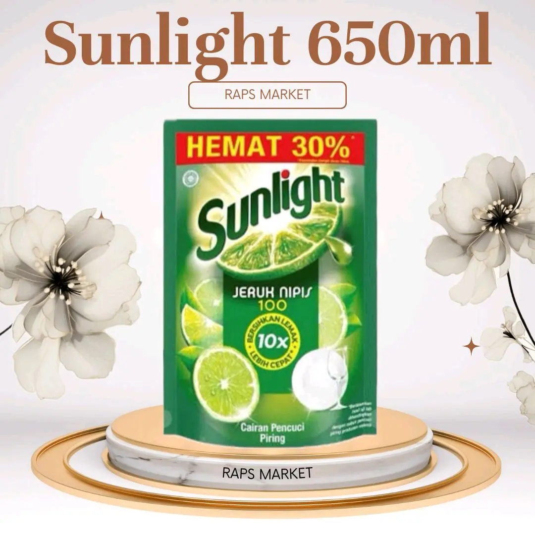 Sunlight Sabun Pencuci Piring Jeruk Nipis 650ML