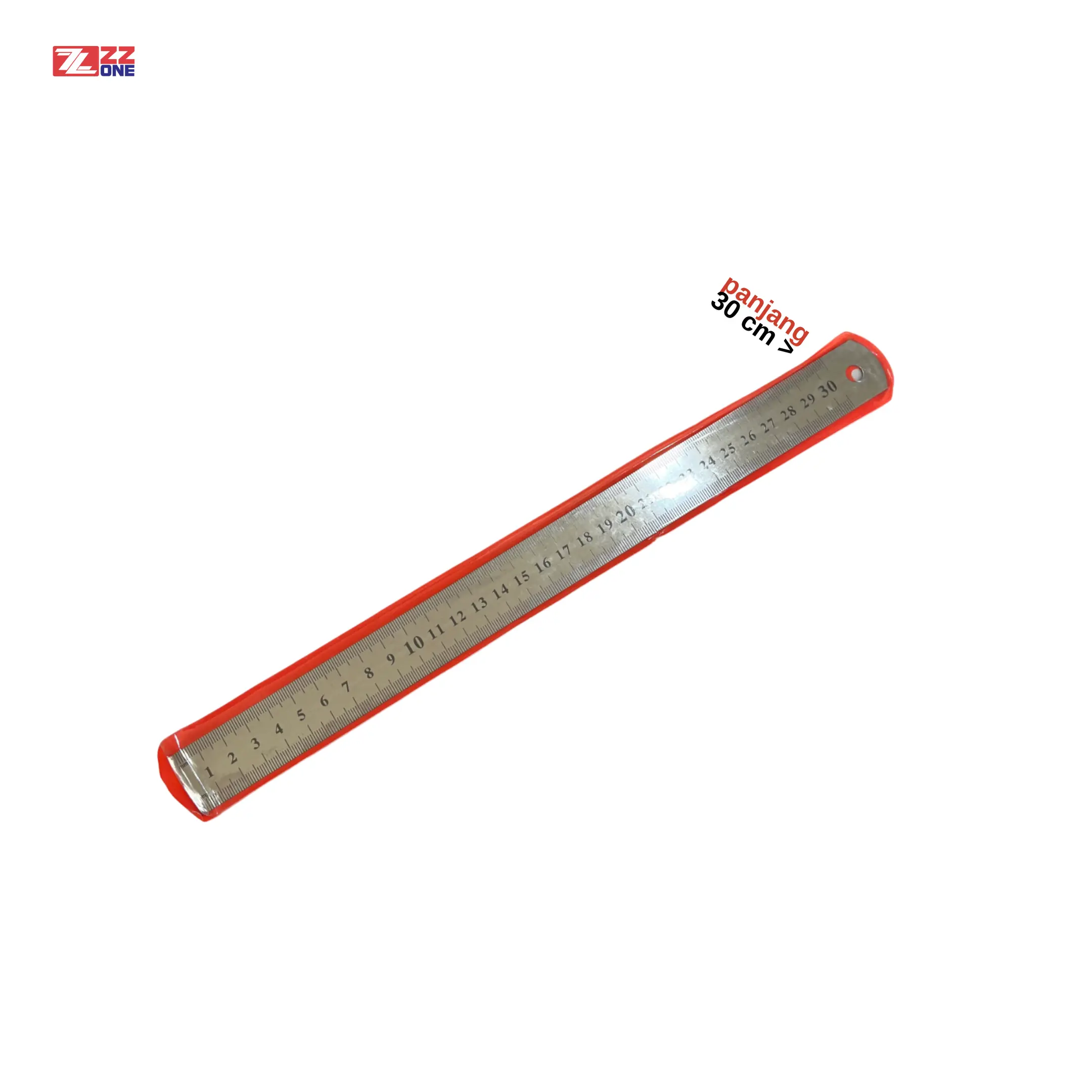 ZZONE - Penggaris Besi Panjang 30cm - Stainless Steel Ruler