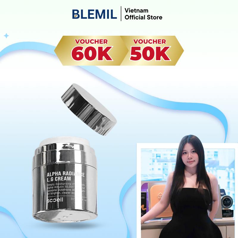 Kem Dưỡng Trắng Da Alpha Radiance L.G Cream Sccell Hàn Quốc 50ml