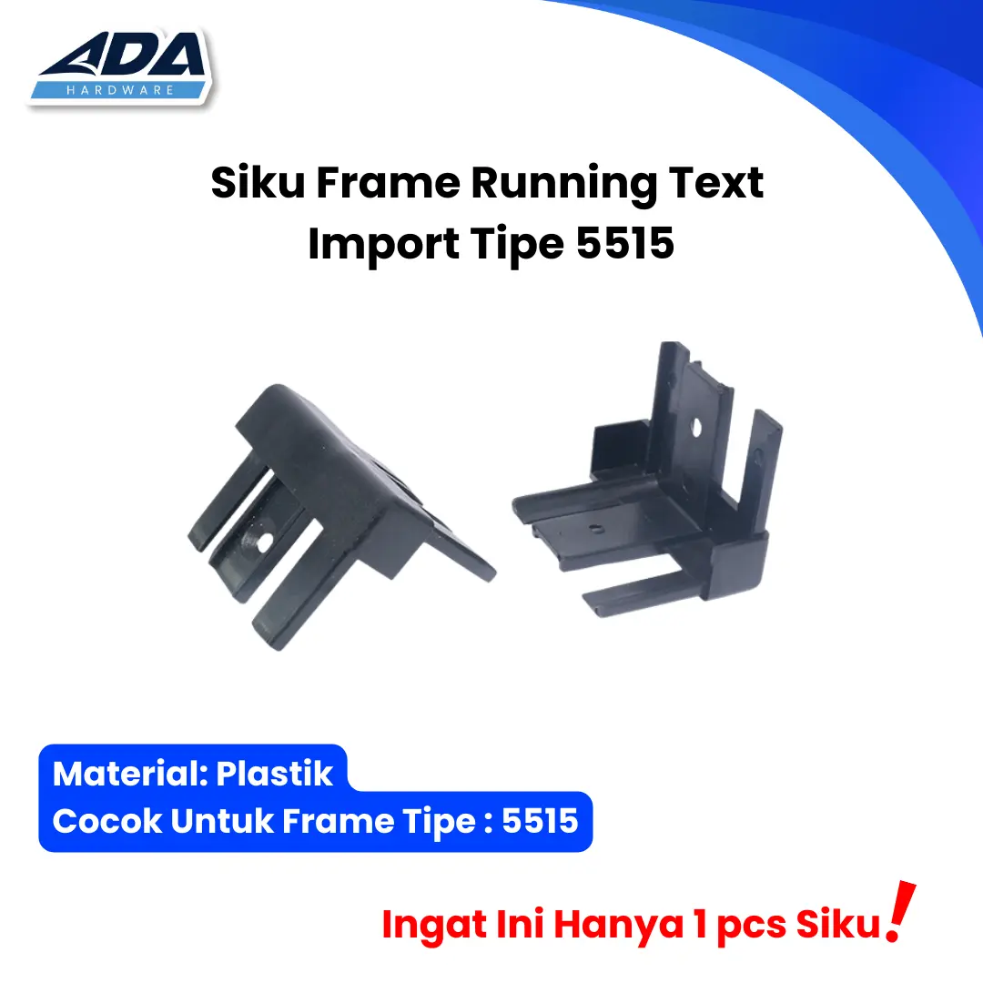 Siku Bingkai Running Text Corner Frame Running Text Tipe 5515