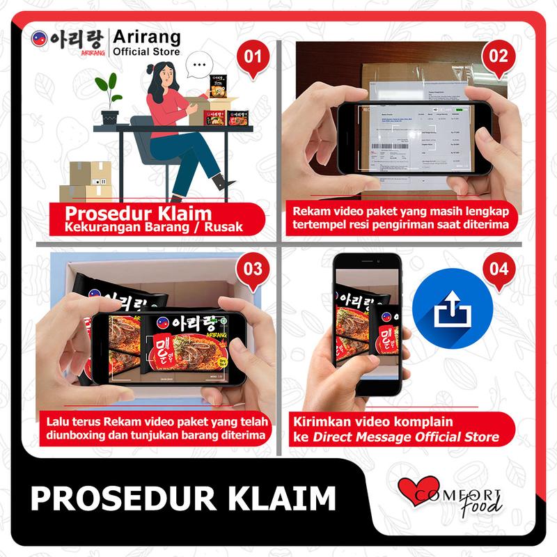 Arirang Mie Instan Goreng Rasa Truffle Creamy Ramyeon 135g (AR95) Food Noodles 3