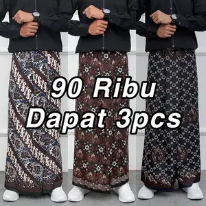 Paket Sarung 100 RIbu Dapat 3 Sarung Batik Gus Iqdam Motif Kekinian