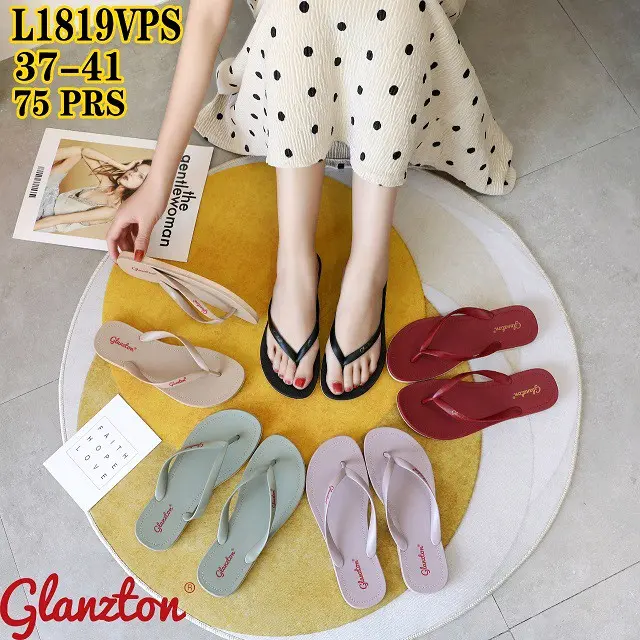 sandal jepit jelly wanita glanzton Sendal Karet
