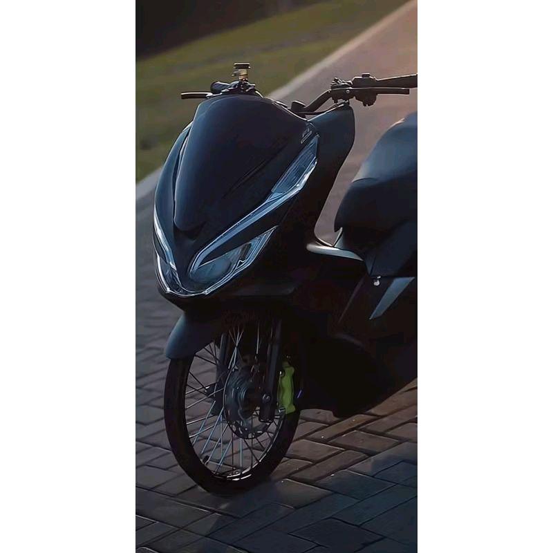 Visor Pcx 150 Model Thailand Ceper Windshield Pcx 150 Lokal Motorcycle 3
